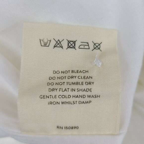 New Spell & the Gypsy Milla Strappy Jumpsuit Womens XS Off White Linen Jumper - Picture 11 of 11